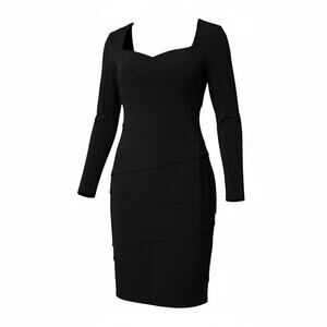 White House Black Market Instantly Slimming 3/4-sleeve Sheath Dress Womens 12
